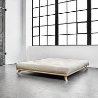 Posteľ Karup Senza Bed Natural, 140 × 200 cm