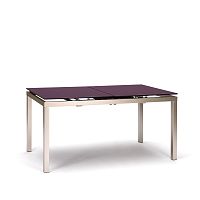 Rozkladací jedálenský stôl s fialovou doskou Design Twist Cali
