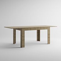 Rozkladací jedálenský stôl v dekore brestu MobiliFiver Easy, dĺžka 140-220 cm