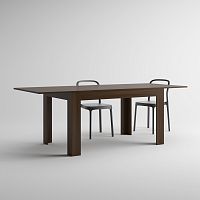 Rozkladací jedálenský stôl v dekore orecha MobiliFiver Easy, dĺžka 140-220 cm