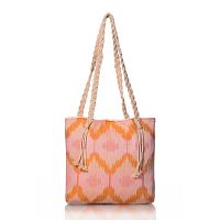 Ružovo-oranžová taška Homedebleu Ripple, 50 × 40 cm