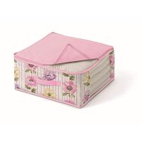 Ružový úložný box na prikrývky Cosatto Beauty, šírka 45 cm