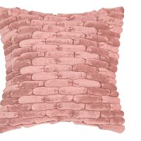 Ružový vankúš ZicZac Cobble Stone, 45 × 45 cm