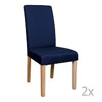 Sada 2 modrých stoličiek House Nordic Mora