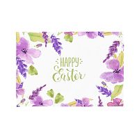 Sada 2 prestieraní Apolena Happy Easter Flowers, 33 × 45 cm