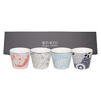 Sada 4 porcelánových hrnčekov Tokyo Design Studio Shiki, 180 ml