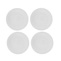 Sada 4 porcelánových tanierov Sola Chic Lunasol, 21 cm
