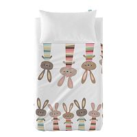 Set plachty a obliečky na vankúš Little W Rabbit, 100 × 130 cm