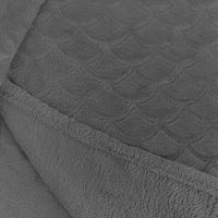 Sivá deka z mikrovlákna DecoKing Sardi, 220 x 240 cm