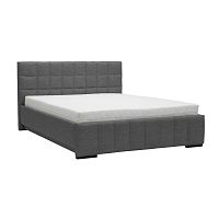 Sivá dvojlôžková posteľ Mazzini Beds Dream, 160 × 200 cm