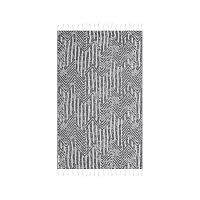 Sivá hammam osuška Begonville Dunhill, 180 × 95 cm