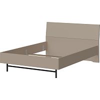 Sivá jednolôžková posteľ Germania Monteo, 140 × 200 cm