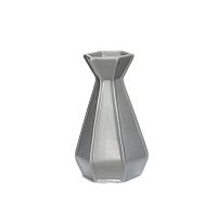 Sivá porcelánová váza Hübsch Knut