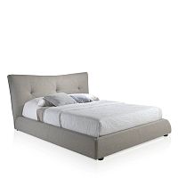 Sivá posteľ Ángel Cerdá Dorita, 180 x 200 cm