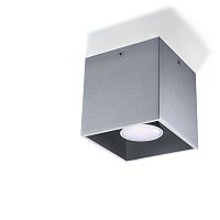 Sivé stropné svetlo Nice Lamps Geo 1
