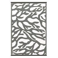 Sivo-biely obojstranný vonkajší koberec Green Decore Gara, 120 × 180 cm