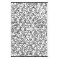 Sivo-biely obojstranný vonkajší koberec Green Decore Gatra, 90 × 150 cm
