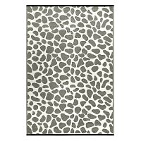 Sivo-biely obojstranný vonkajší koberec Green Decore Silenco, 90 × 150 cm