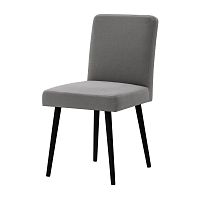 Sivo-hnedá stolička s čiernymi nohami Ted Lapidus Maison Fragrance