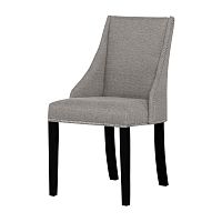 Sivo-hnedá stolička s čiernymi nohami Ted Lapidus Maison Patchouli