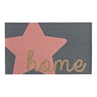 Sivo-ružová rohožka Zala Living Design Star Home Grey Pink, 50 x 70 cm