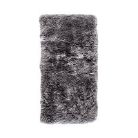 Sivý koberec z ovčej kožušiny Royal Dream Zealand, 140 x 70 cm