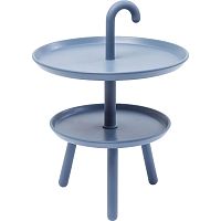 Sivý odkladací stolík Kare Design Jacky, ⌀ 42 cm