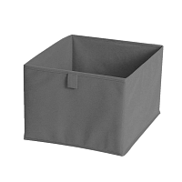 Sivý textilný úložný box JOCCA, 30 × 30 cm