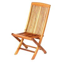 Skladacia záhradná stolička z teakového dreva Massive Home Naomi Clea