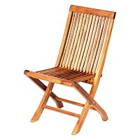 Skladacia záhradná stolička z teakového dreva Massive Home Naomi Derinne