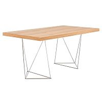 Svetlohnedý stôl TemaHome Multi, 160 cm