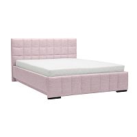 Svetloružová dvojlôžková posteľ Mazzini Beds Dream, 160 × 200 cm