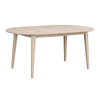 Svetlý oválny dubový rozkladací jedálenský stôl Folke Mimi, dĺžka až 210 cm