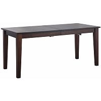 Tmavohnedý drevený rozkladací jedálenský stôl Støraa Amarillo, 150 x 76 cm