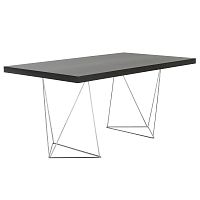 Tmavohnedý stôl TemaHome Multi, 180 cm