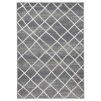 Tmavosivý koberec Hanse Home Rhombe, 140 × 200 cm