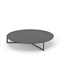 Tmavosivý konferenčný stolík MEME Design Round, Ø 120 cm