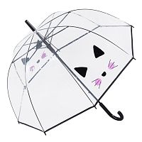Transparentný dáždnik Cute Cat