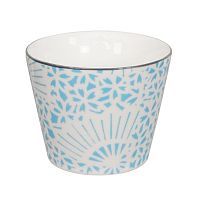 Tyrkysovo-biely porcelánový hrnček Tokyo Design Studio Shiki, 180 ml