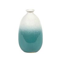 Váza Sass & Belle Dip Glazed Turquoise