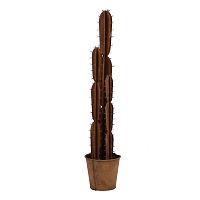 Veľká kovová dekorácia Ego Dekor Cactus
