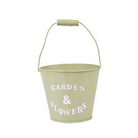 Veľké zelené vedierko Ego Dekor Garden & Flowers