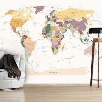 Veľkoformátová tapeta Artgeist World Map, 300 x 210 cm