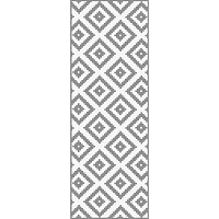 Vinylový koberec Floorart Dentado Gris, 50 x 140 cm