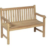 Zahradná dvojmiestna lavica z teakového dreva ADDU Solo