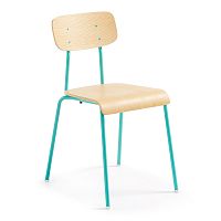 Zelená jedálenská stolička s prírodným sedadlom La Forma Klee