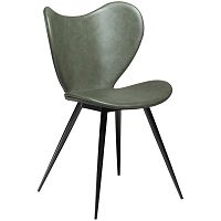 Zelená koženková stolička DAN-FORM Denmark Dreamer