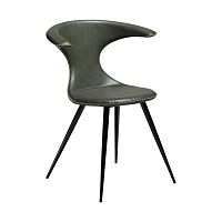 Zelená koženková stolička DAN-FORM Denmark Flair