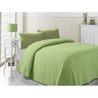 Zelená ľahká prikrývka cez posteľ Yesil, 200 x 230 cm