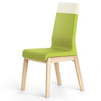 Zelená stolička z dubového dreva Absynth Kyla Two